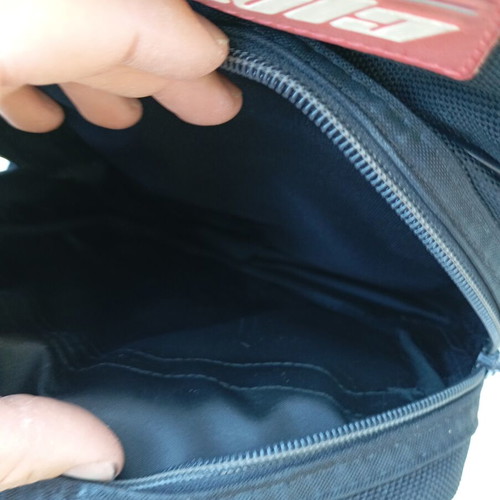 Glover Motorcycle Tank Bag used, spacious main compartment