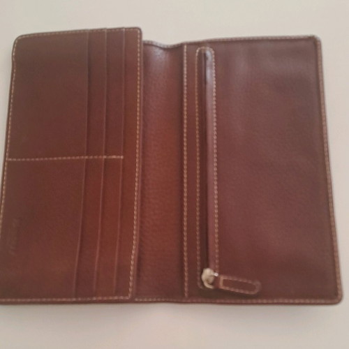 Hackett men's leather wallet brown like new