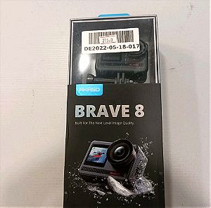 Akaso Brave 8 Action Camera 4K Ultra HD Υποβρύχια Μαύρη με Οθόνη
