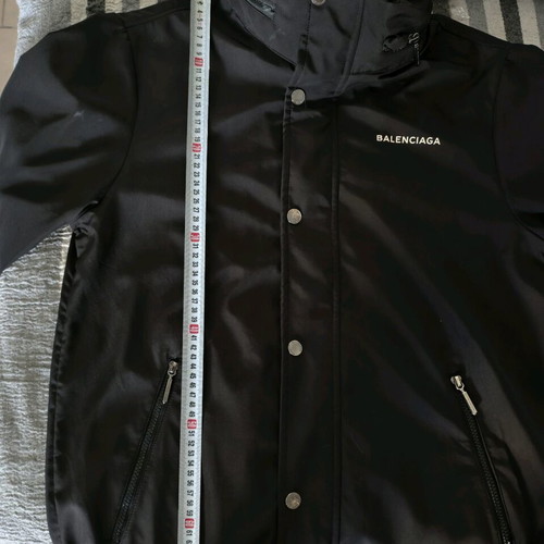 Balenciaga men's windbreaker jacket like new, black, sizes M-L