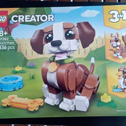 Lego Creator 3in1 Cute Animals Playful Puppy Dog 31382 new