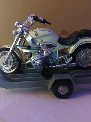 BMW R1200c 1:18 Welly μεταχειρισμένο, με τρέιλερ συλλεκτικό