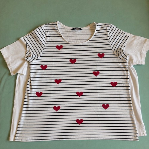 Ulla Popken Plus Size Cotton T-Shirt Bundle like new, white, 5XL