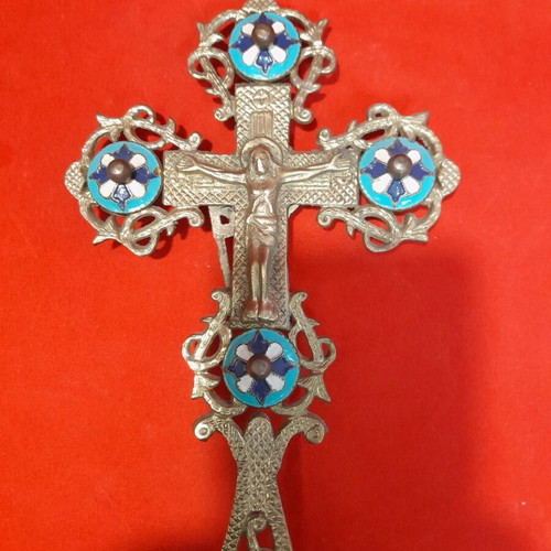 Bronze cross new, 30 cm height