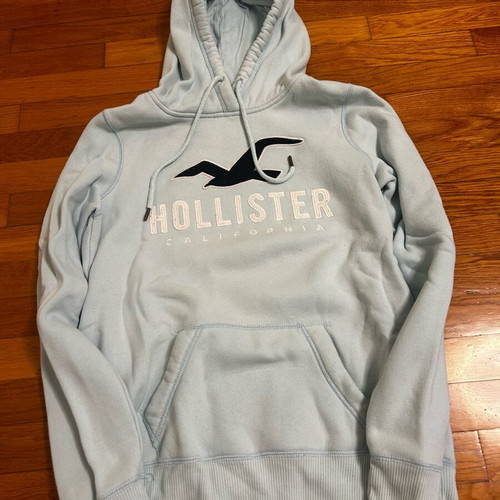 Hollister sweatshirt used, medium, turquoise