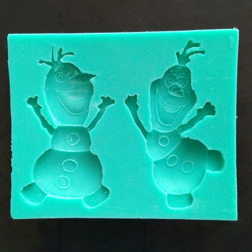 Olaf Frozen Silicone Mold for Fondant used