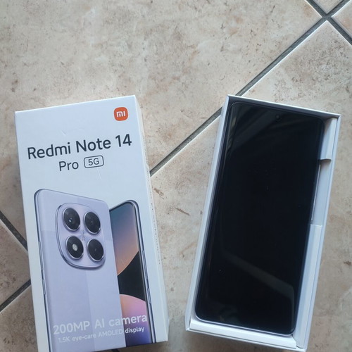 Xiaomi Redmi Note 14 Pro new with 256GB, dual SIM, purple, 22 cases gift