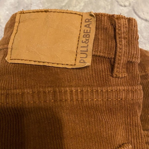 Pull & Bear corduroy pants like new, brown, size M