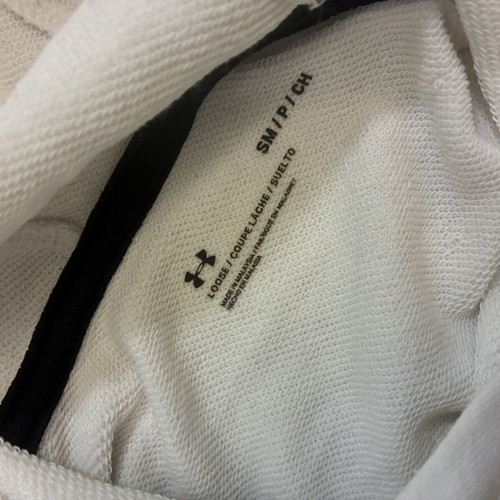 Under Armour white hoodie, size S