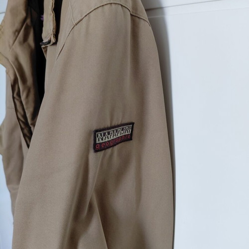 Napapijri Geographic jacket, beige, XL, vintage