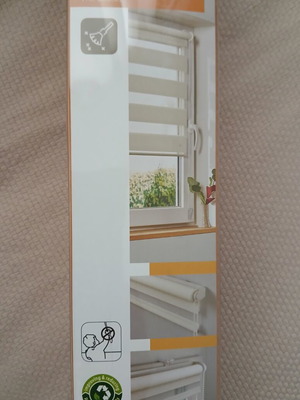 Window roller blind striped modern curtain