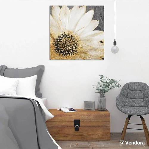 Decorative canvas painting new with wooden frame 45x45 cm