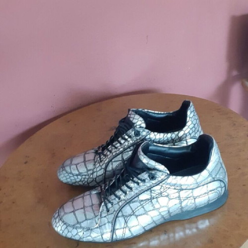 Emporio Armani silver scarponi shoes like new, size 45