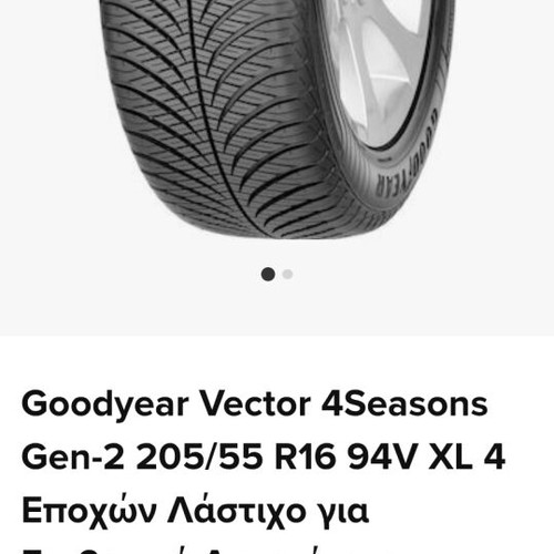 Goodyear 205/55/16 tires like new, set of 4 for BMW E46