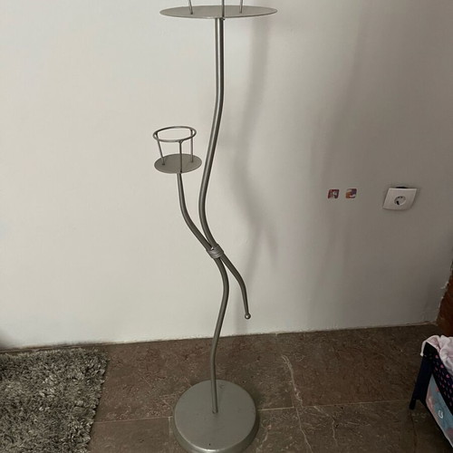 Candlesticks used, set of 2, height 1.32 m