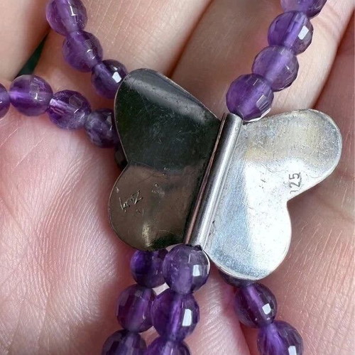 Handmade Necklace Silver 925 and Amethyst new