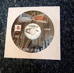 Sony playstation 2 ( ps2 ) Smack Down VS Raw ( Σκετο cd ) χωρις θηκη
