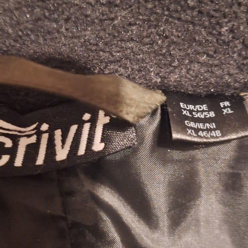 Crivit khaki winter waterproof jacket XL like new