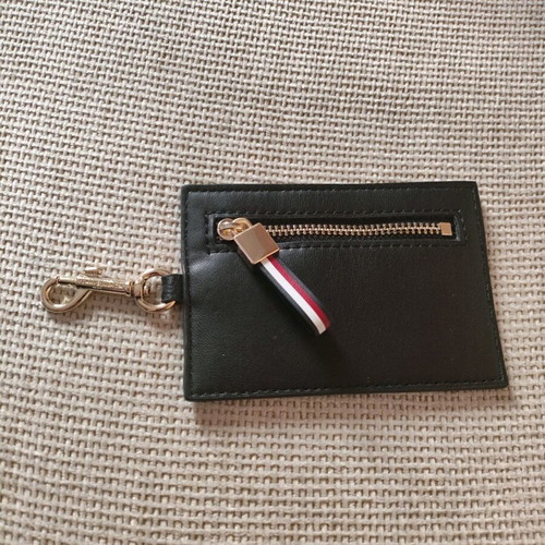 Tommy Hilfiger unisex key wallet new black polyurethane