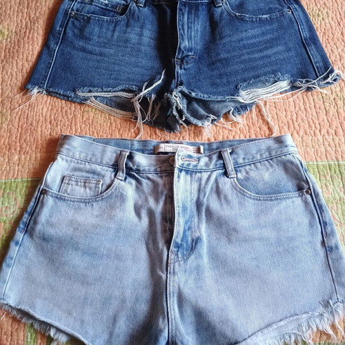 Zara and Pull & Bear jeans shorts, size 38, pack of 2