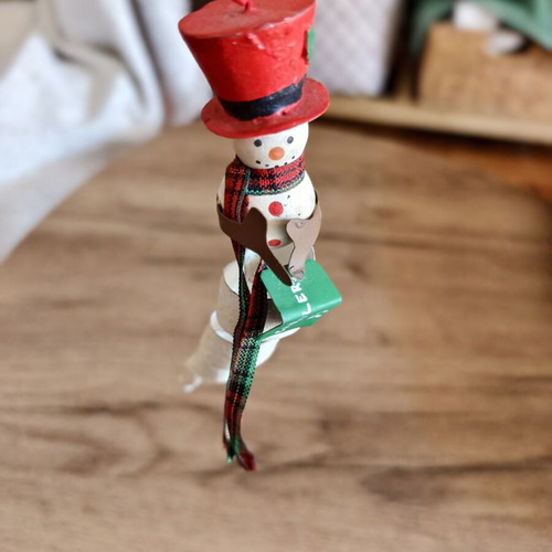 Christmas decorations and ornaments set, pack of 22, wood and metal