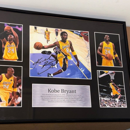Αφίσα Kobe Bryant A3 με υπογραφή, καινούργια