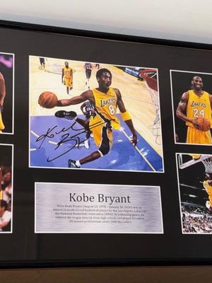 Αφίσα Kobe Bryant A3 με υπογραφή, καινούργια