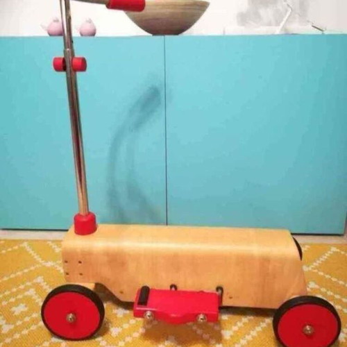 Plan toys wooden scooter like new, rare and special
