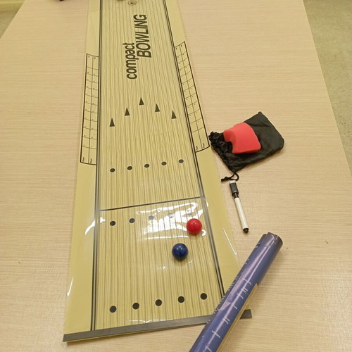 Compact Bowling board game like new