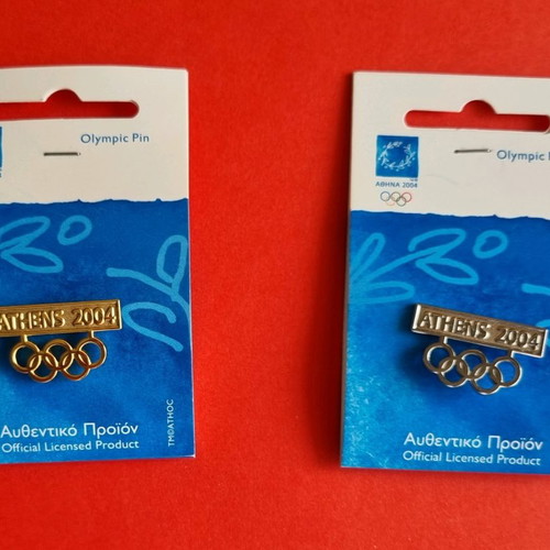 Pins Athens 2004 Emblems new, set of 14 pieces