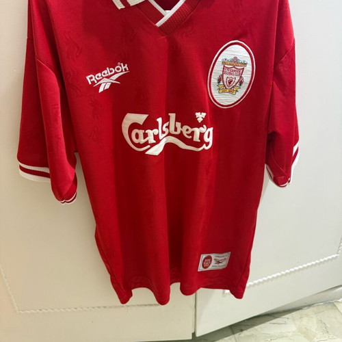 Liverpool 1996/1998 Home Football Shirt Reebok size L like new