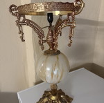 Table lamp used, vintage style, missing lampshade