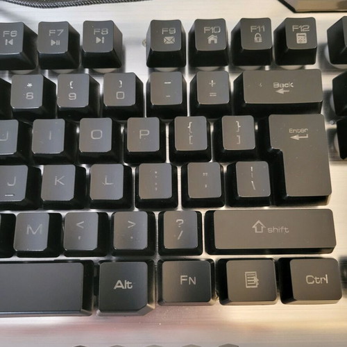 NOD Fury Gaming keyboard with RGB lighting (English US) like new