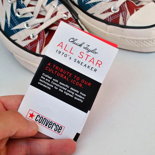 Converse All Star Chuck Taylor Aztec Pattern High Top Sneakers, size 39