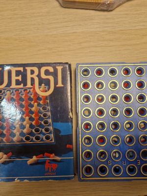 Reversi board game by Δούρειος like new, blue plastic board