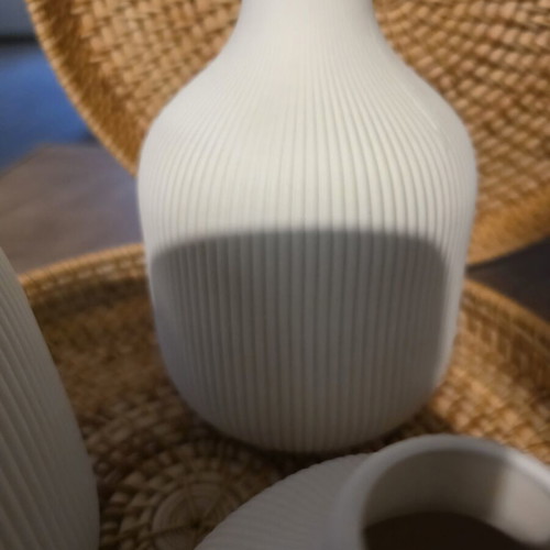 Ceramic vases set of 3 new, without base