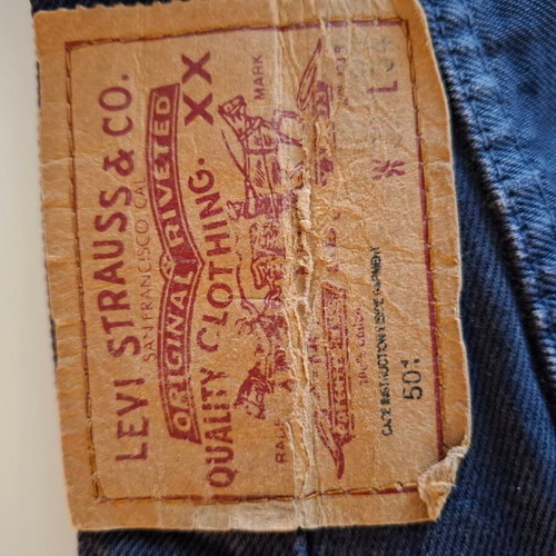 Levi's jeans used, colored, vintage, size L