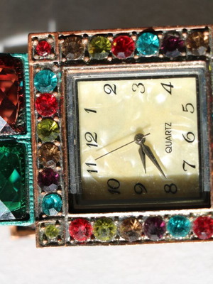 Ρολόι Antique diamond καινούργιο με κρυστάλλους ζιρκόνια RQ100