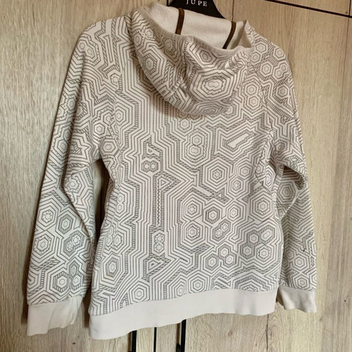 Nike sweatshirt used, size XS, black and white