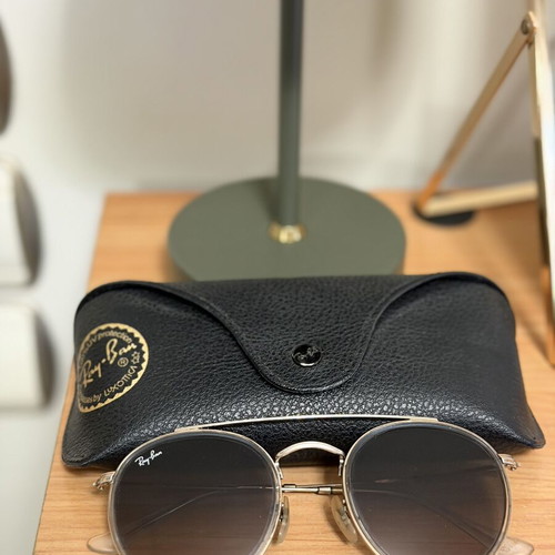 Ray Ban men's sunglasses used, gold color