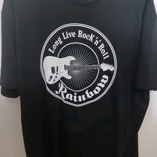 Rainbow Long Live Rock n' Roll T-shirt XL like new, official license