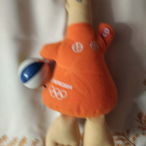 Athens 2004 Olympic Games mascots Athena and Phoebus like new with music