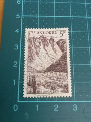 Γραμματόσημο Ανδόρα 1955 Τοπίο Σαν Καινούργιο