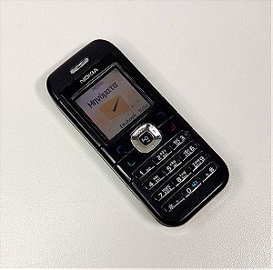 Nokia 6080 Κινητό Τηλέφωνο Μαύρο Λειτουργικό Κλασικό Vintage Με Κουμπιά