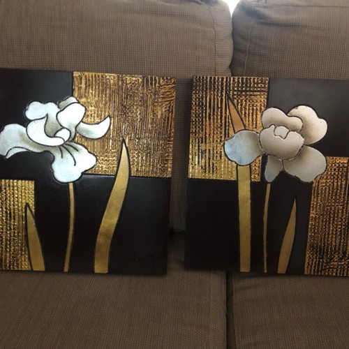 Set of 2 afisorama frames used