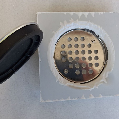 Stainless steel floor drain new 15x15cm with odor prevention cover