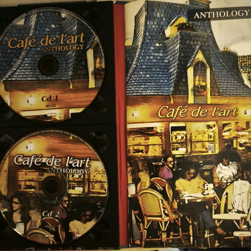 Cafe de l'art CD used with worn packaging
