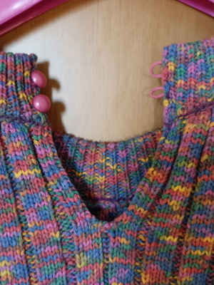 Karavan knitted top like new, multicolor