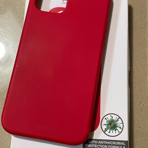 Puro Icon red case for iPhone 12/12 Pro like new