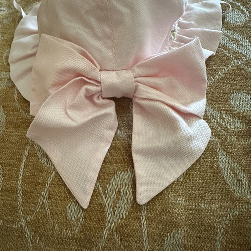 Pink hat with bow for 12 months, Lapin House, new